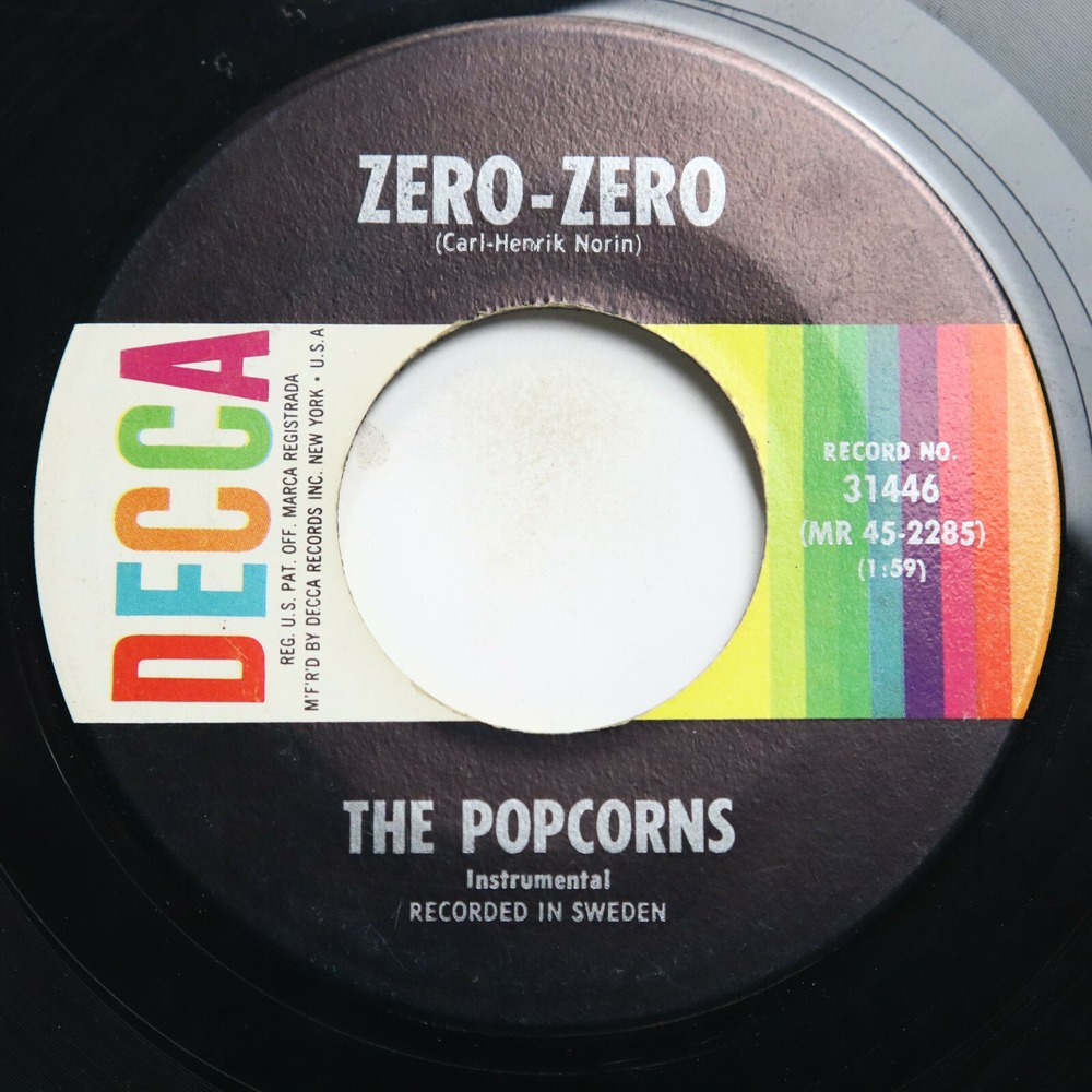 POPCORNS - CHINESE TWIST / ZERO-ZERO - ROCK 45